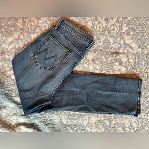 MOTHER Straight Leg Blue Jeans